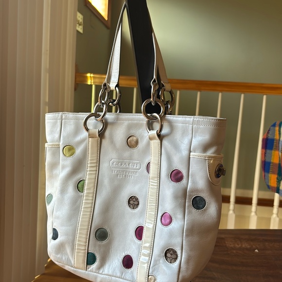 Coach Handbags - Coach Multicolor Tote Bag
